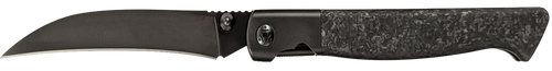 Cold Steel CSFL39SHB Spectre Hawksbill 3.80" Folding Talon Point Plain Black Matte PVD CPM 20V SS Blade, Forged Carbon Fiber Handle