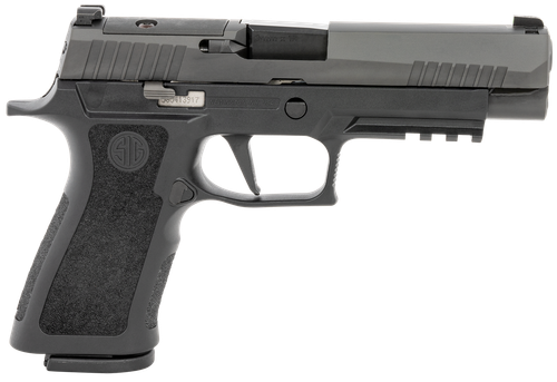Sig Sauer 320XF9BXR3PR2 P320 XFull 9mm Luger 17+1 4.70" Carbon Steel Barrel, Black Nitron Optic Ready/Serrated SS Slide, Black Stainless Steel Frame w/Picatinny Rail, Black XCarry Medium Polymer Grips