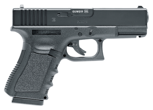 Umarex 2255200 Glock 19 Gen3 CO2 177 BB 16+1 4.25" Black Polymer Grips