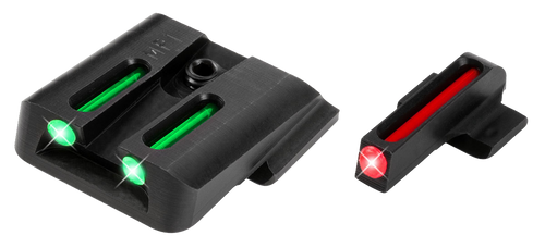 TruGlo TG131MP1 Fiber-Optic  Red/Fiber Optic Front Sight-Green/Fiber Optic Rear Sight Smith & Wesson M&P EZ 380