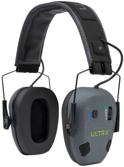 Allen 4171 Bionic Fuse Earmuff Over the Head Slate Gray Bluetooth Enabled