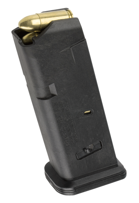 Magpul MAG907BLK PMAG GL9 10rd 9mm Luger Compatible w/Glock 19 Black Polymer
