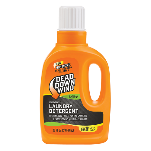 Dead Down Wind 1192018 Laundry Detergent  Odor Eliminator Natural Woods Scent 20 oz Jug