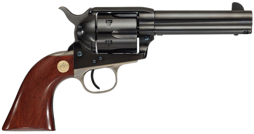 Cimarron MP410B1401 Pistoleer  45 Colt (Long Colt) 6 Shot 4.75" Blued Stainless Steel Barrel, Blued Cylinder, Blued Steel Frame, Walnut Grip, Exposed Hammer