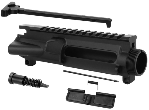TacFire UP01C2 Stripped Upper Receiver  5.56x45mm NATO Black Anodized for AR-15