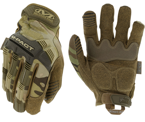 Mechanix Wear MPT78008 M-Pact  Multi-Cam Synthetic Leather Small TPR Closure