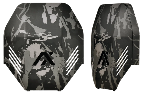 Axil LLC MXPLTBC MX Plate  Polymer Over the Head Black Camo
