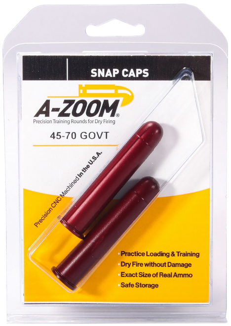 A-Zoom 12231 Rifle Snap Cap 45-70Gov 2Pack