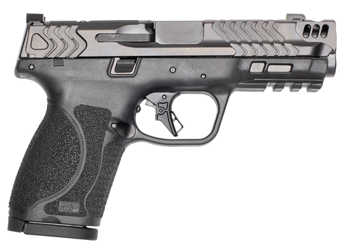 Smith & Wesson 13989 M&P9 2.0 Compact Frame 9mm 15+1 4.22" Stainless Armornite Gray Stainless Steel Slide Black Textured Grip