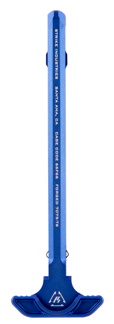 Strike ARSLCHBLU Latchless Charging Handle AR-15 Blue Anodized Aluminum