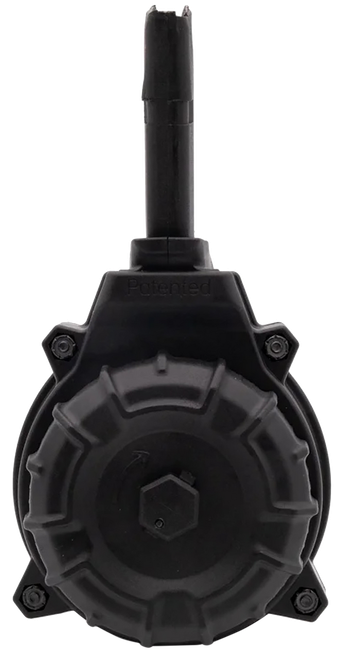 ProMag DRMA14 Standard  50rd Drum 9mm Luger Compatible w/ Glock 43 Black DuPont Zytel Polymer