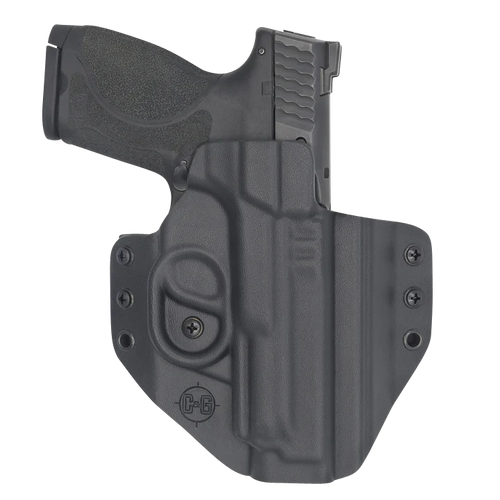 C&G Holsters 0566100 Covert  OWB Black Kydex Belt Loop Fits S&W M&P 9/40 4.25"