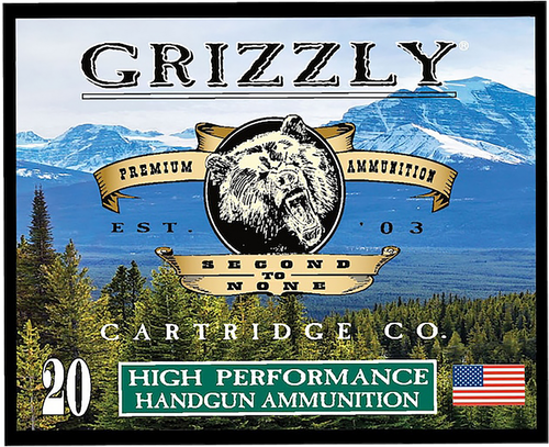 Grizzly Ammo GC10M6   10mmAuto 165gr Jacketed Hollow Point 20 Per Box/10 Case