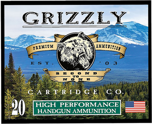Grizzly Ammo GC10M6   10mmAuto 165gr Jacketed Hollow Point 20 Per Box/10 Case
