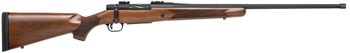 Mossberg 28236 Patriot  Full Size 6.5 PRC 4+1 24" Matte Blued Fluted Threaded Barrel, Drilled & Tapped Matte Blued Stainless Steel Receiver, Walnut Fixed Stock