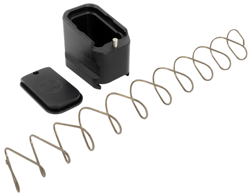 Shield Arms G19ME5BLK Magazine Extension  +5 Extended 9mm Luger/40 S&W 5rd Compatible w/Glock 19/23, Black Anodized Aluminum