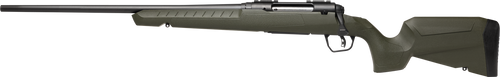 Savage Arms 32131 Axis 2 Compact 308 Win 4+1 20" Matte Black Heavy Sporter Barrel, Matte Black Drilled & Tapped Carbon Steel Receiver, Fixed OD Green Synthetic Stock, Left Hand