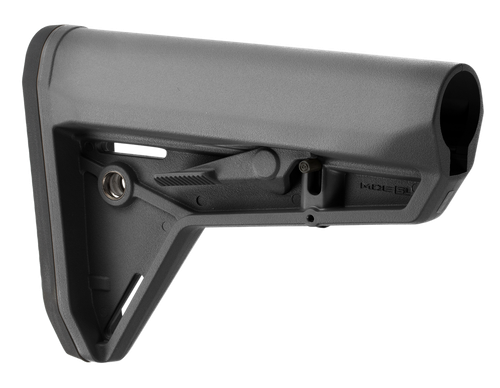 Magpul MAG347-GRY MOE SL Carbine Stock Stealth Gray Synthetic for AR-15, M16, M4 with Mil-Spec Tube (Tube Not Included)