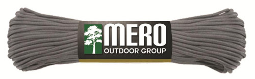 Mero 550 Paracord - 100' 550 lb Gray Charcoal