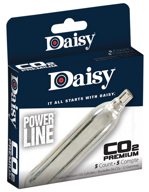 Daisy 997580611 Powerline CO2 Cylinder 12gram 5/Pack