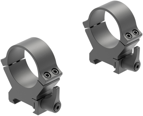 Leupold 174078 QRW2 Cross-Slot Scope Ring Set Matte Black Steel 30mm Tube High Quick Release Picatinny/Weaver