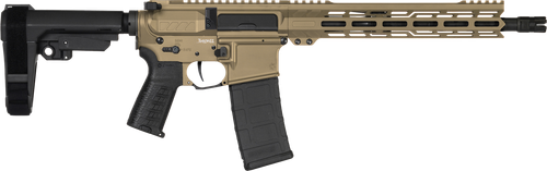 CMMG 30AB20FCT Banshee MK4 300 Blackout 30+1 12.50" Black Nitride Medium Taper Threaded Barrel, EML 7" M-LOK Handguards, Coyote Tan Cerakote Aluminum Picatinny Rail Receiver, CMMG Zeroed Grips