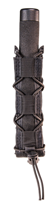 High Speed Gear 13EX10BK TACO Extended Mag Pouch Single Black Nylon Belt Belts 2.25" Wide Compatible w/ Pistol