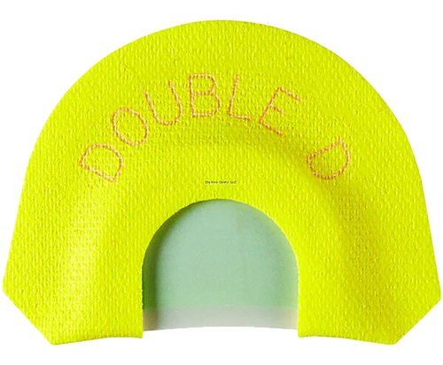 HS Strut 05905 Double D Double Reed Diaphragm Call Double Reed Turkey Hen Sounds Attracts Turkeys Yellow