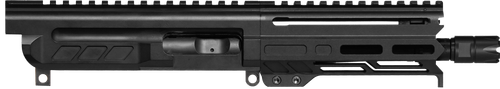 CMMG 94B6829AB Dissent  9mm Luger 6.50", Left Side Charging Handle, Armor Black, OEM Zeroed Linear Comp, 4.60" M-LOK Handguard for AR-Platform, Picatinny End Plate