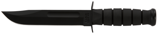 Ka-Bar 1211 Fighting/Utility  7" Fixed Clip Point Plain Black 1095 Cro-Van Blade, Black Kraton G Handle, Includes Sheath