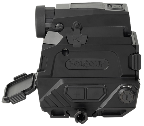 Holosun DRSNV DRS-NV  Black Anodized 1x/8x 1.25" x 0.98" 2 MOA Red Dot/65 MOA Circle Multi Reticle Fusion Night Vision Overlay