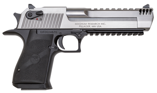 Magnum Research DE357ASIMB Desert Eagle Mark XIX L6 357 Mag 6" 9+1 Black Hardcoat Anodized Aluminum Frame Stainless Steel Slide Black Polymer Grip