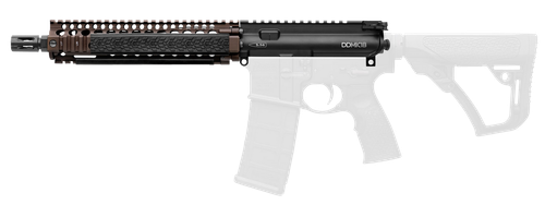 Daniel Defense 2300408013011 MK18 Upper Group 5.56x45mm NATO 10.30" Black Phosphate Barrel, 7075-T6 Aluminum Black Anodized Receiver, Flat Dark Earth DD RISII MK18 Handguard for AR-15