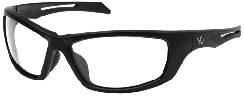 Pyramex VGSB1310T Howitzer Glasses Clear Lens Black Frame