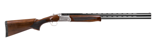 Girsan  Balikli Blue Label 28 Bore Break Open 2.50" 2rd 26" Blue Polished Over/Under Vent Rib Barrel, Engraved Silver Aluminum Receiver, Fixed Turkish Walnut Stock, 5 Mobil Chokes