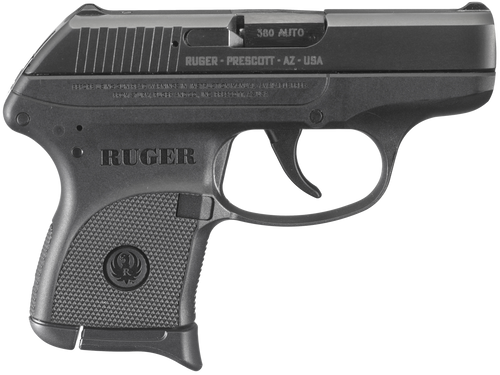Ruger 3701 LCP  Standard Frame 380 ACP 6+1 2.75" Black Steel Barrel, Black Oxide Serrated Alloy Steel Slide, Black Polymer Frame, Black Polymer Grip, Right Hand
