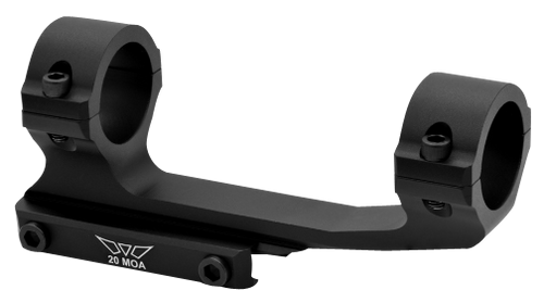 Warne V4011M MSR Scope Mount/Ring Combo Matte Black 1" 20 MOA