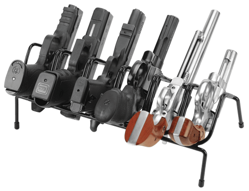 Past 222210 LockDown 6 Gun Handgun Rack Black
