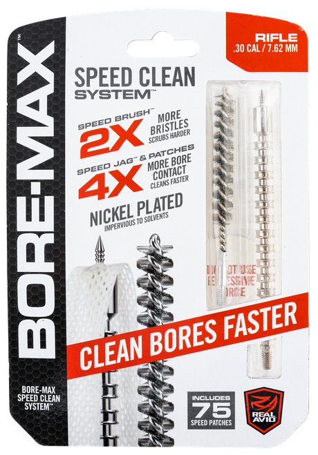 Real Avid AVBMSET30 Bore-Max Speed Clean Upgrade Set 7.62mm 30 Cal Rifle