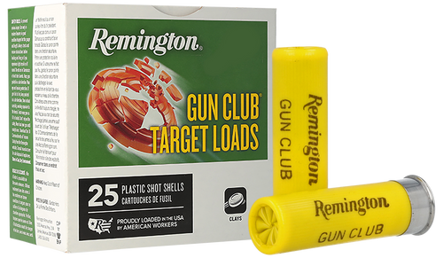Remington Ammunition 20239 Gun Club  20Gauge 2.75" 7/8oz 7.5Shot 25 Per Box/10 Case