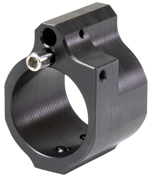 Odin Works GBADJ875 Gas Block Low Profile .875" Black Nitride Carbon Steel