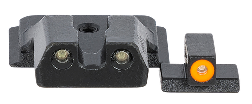 Meprolight USA 417703131 Hyper-Bright  Green Tritium Orange Outline Front Sight-Green Tritium Black Outline Rear Smith & Wesson M&P Shield