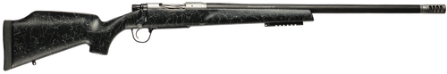 Christensen Arms 8011002501 Traverse  375 H&H Mag 3+1 22" Threaded Barrel, Natural Stainless, Black with Gray Webbing Stock