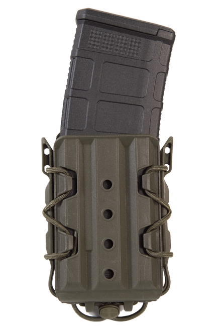 High Speed Gear 16TA01OD TACO V2 OD Green Polymer, 2" Belt Clip/MOLLE U-Mount, Compatible w/ Rifle Mags