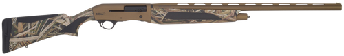 TriStar 24189 Viper Max  12 Gauge 3.5" 5+1 28" Bronze Cerakote Barrel/Receiver, Mossy Oak Shadow Grass Blades Stock, Includes 4 MobilChoke