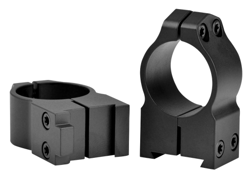 Warne 2BM Maxima  Matte Black Steel 1" Tube High Vertical Split Dovetail, 0 MOA Fits CZ 550