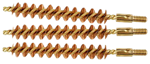 Tipton 868556 Bore Brush Set  30/32 Cal Rifle Firearm Brass Bronze Bristles 3 Per Pkg