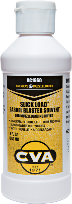 CVA AC1660 Slick Barrel Blaster Against Black Powder Fouling 8 oz Squeeze Bottle