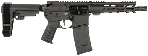 CMMG 30AF20AAB Banshee MK4 300 Blackout 30+1 8" Black Nitride Medium Taper Threaded Barrel, EML 7" M-LOK Handguards, Black Armor Cerakote Aluminum Picatinny Rail Receiver, CMMG Zeroed Grips