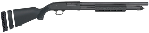 Mossberg 50799 590A1  12 Gauge Pump 3" 6+1 18.50" Black Parkerized Heavy Walled Barrel, M-LOK Forend, Black Parkerized Steel Drilled & Tapped Receiver, Fixed Black Synthetic Stock, Cylinder Bore Choke